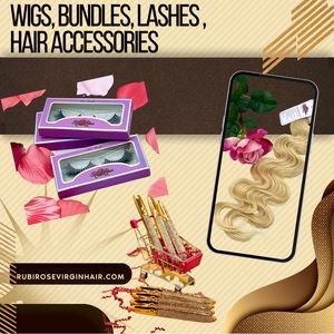 Wigs, Lashes, Bundles & Hair Accessories